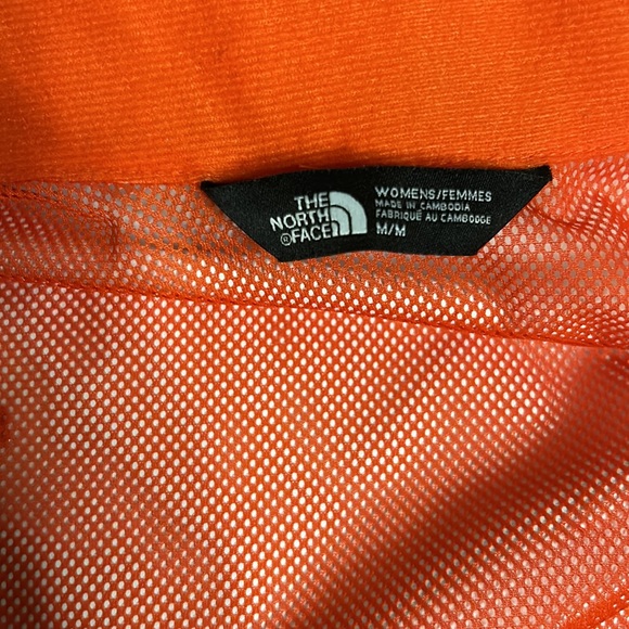 EUC North Face outdoor jacket, medium, grey/orange - Picture 4 of 8